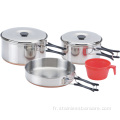 Pots et casseroles empilables Camping